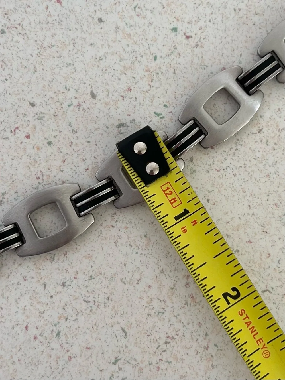 Men’s 8.5” Stainless Steel Heavy Link Bracelet